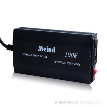 100W Thin Quiet DC to AC Modified Sine Wave Car Power Inverter with USB